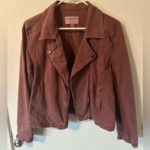 Marrakech Stretchy Pink Moto Jacket